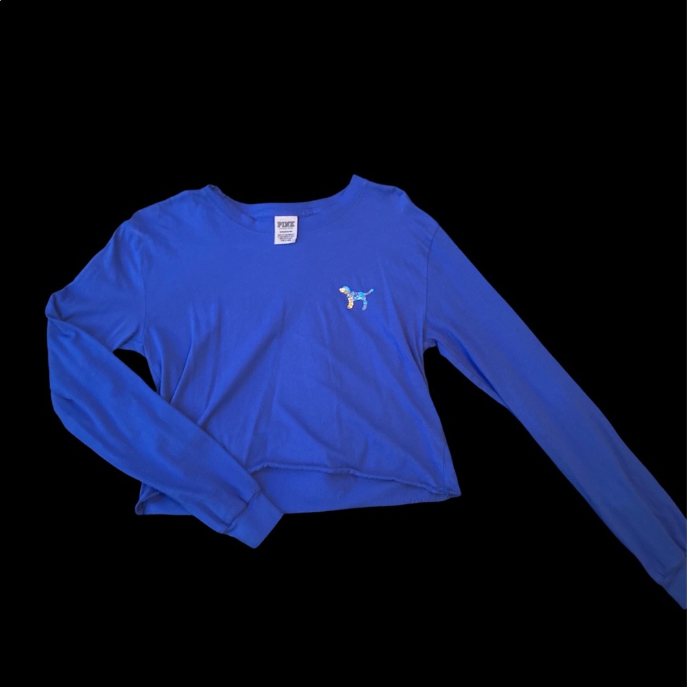 PINK Cropped Long Sleeve